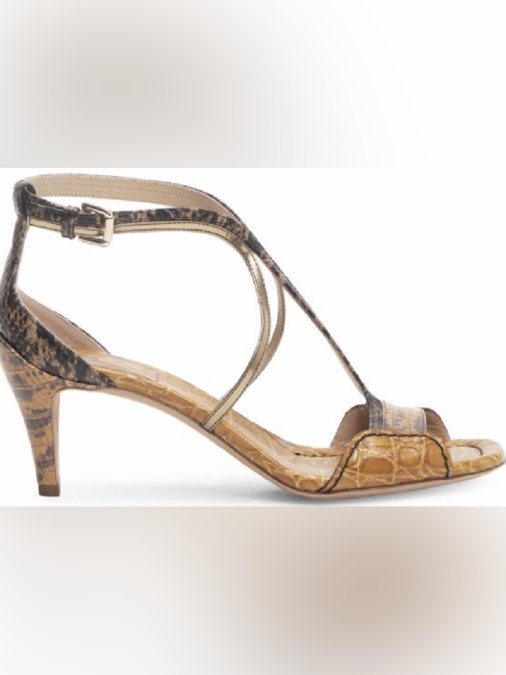 Chloe Brown Strappy Women's Heels